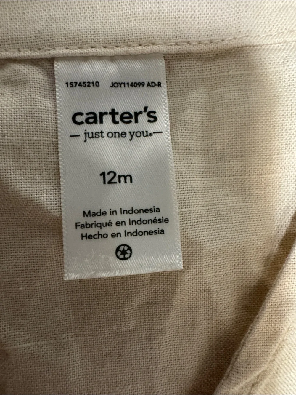 Carters light cream